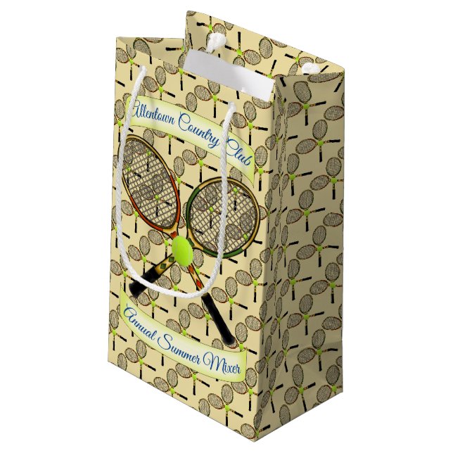 Sac cadeau de raquettes de tennis (Dos Angle)