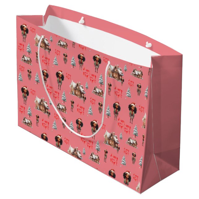 Sac cadeau de vacances pour petite fille (Dos Angle)