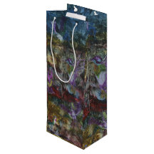 Sac cadeau de vin de colibris en vol