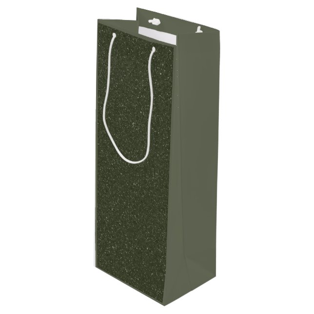 Sac cadeau de vin de mousse - personnalisable (Devant Angle)