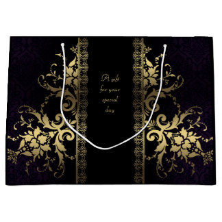 Sac cadeau Elegable Black and Gold