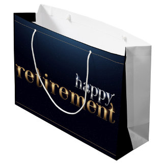 Sac Cadeau Élégant « Bonne Retraite »