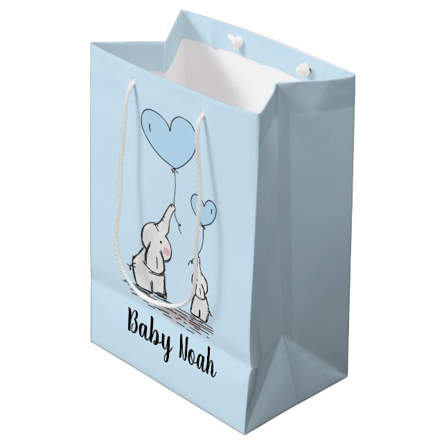 Sac cadeau Elephant Love (Devant Angle)