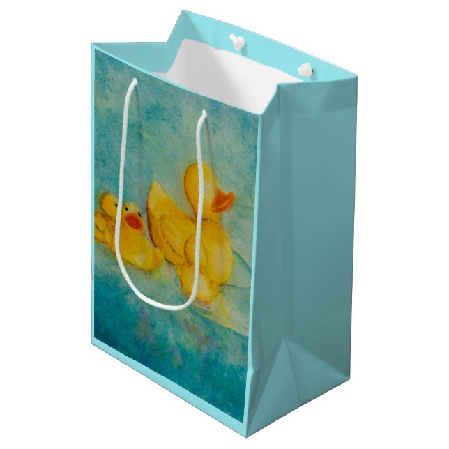 Sac cadeau en caoutchouc Duckie (Devant Angle)