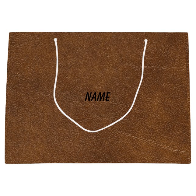 sac cadeau en cuir (Devant)