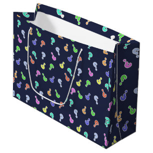 Sac Cadeau En Papier à Marques De Point D'Interrog
