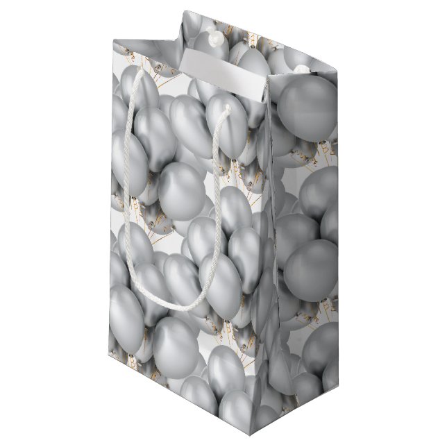 Sac cadeau en papier ballons (Devant Angle)