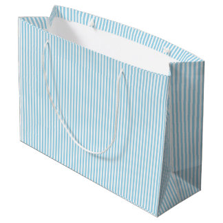 Sac cadeau Eve and Sofie Light Blue Stripes