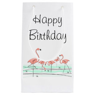 Sac Cadeau Flamant rose Ocean Group Joyeux anniversaire petit