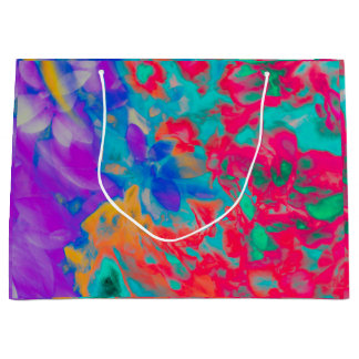 Sac Cadeau Fleurs en Mouvement