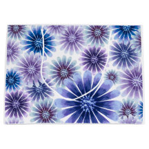 Sac cadeau floral lavande