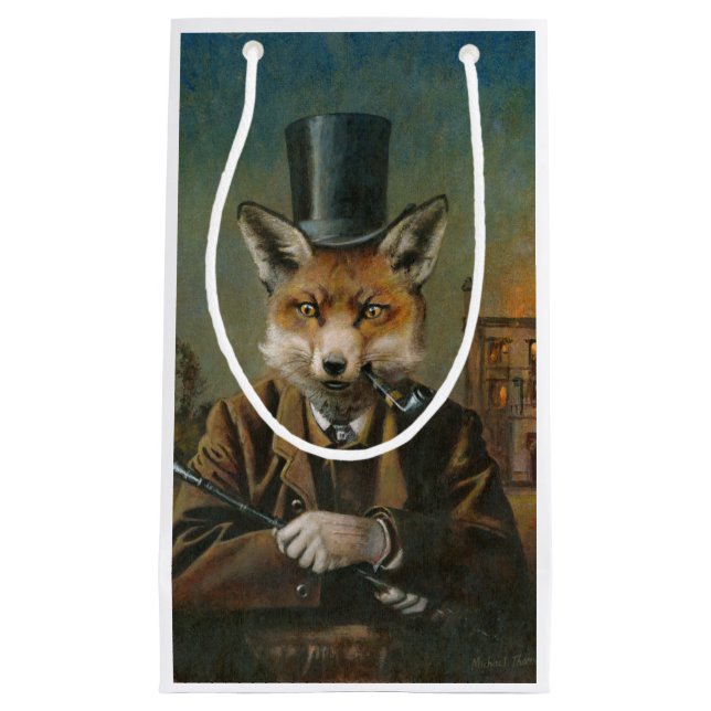 Sac cadeau Fox in Top Hat (Devant)