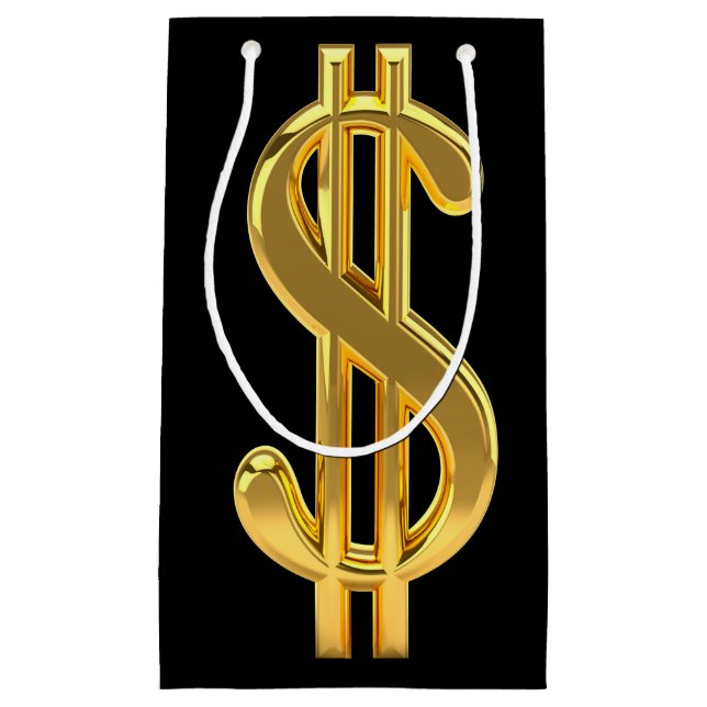 Sac cadeau Golden Dollar (Devant)