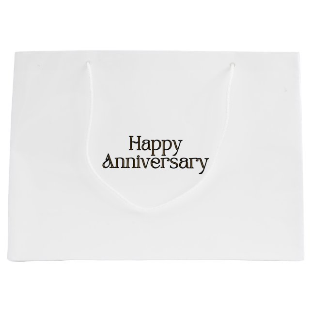 Sac Cadeau Grand Format "Joyeux Anniversaire" (Devant)