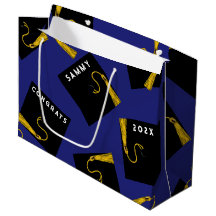 Sac cadeau grand format pour la remise des diplôme
