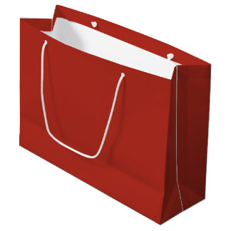 Sac Cadeau Grand Format Rouge Profond Classique