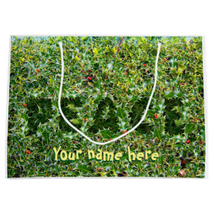 Sac Cadeau Grand sac-cadeau brillant et ringard Peace Holly