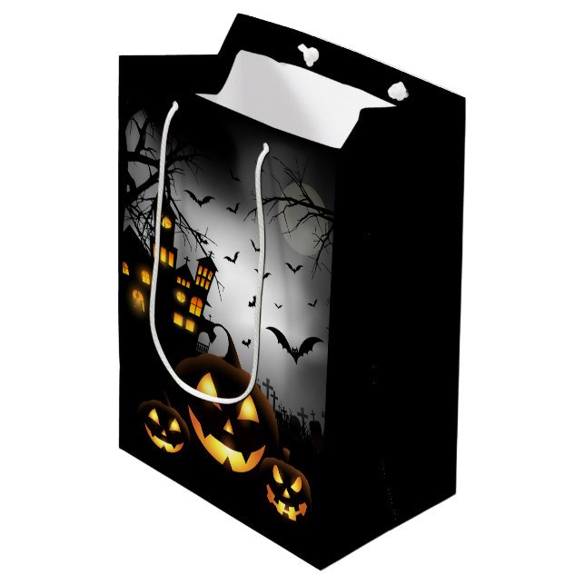 Sac cadeau Halloween (Devant Angle)