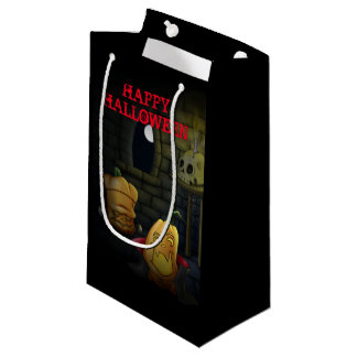 Sac cadeau Halloween de monstres de citrouille