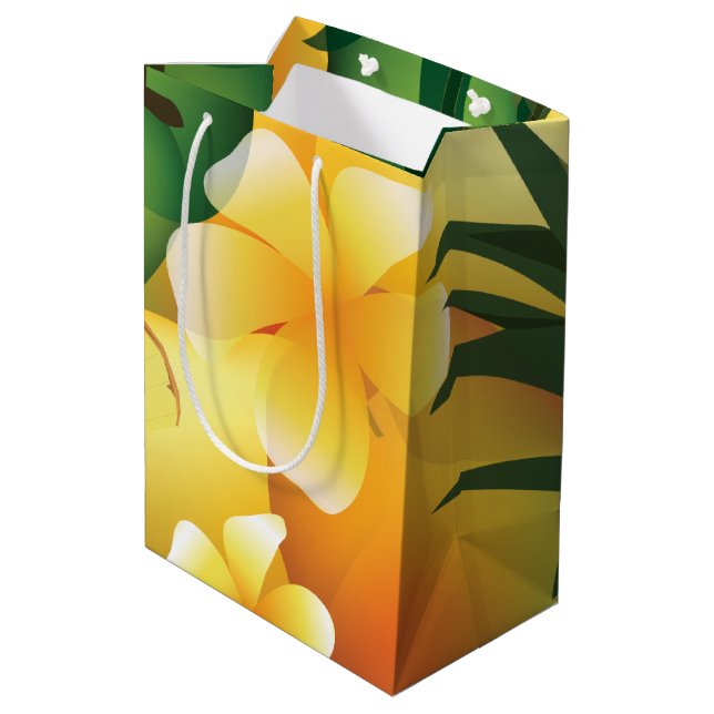 Sac cadeau Hawaiian Tropical Luau M (Dos Angle)
