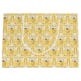 Sac Cadeau Horizontal Flowing Beauty Goldenrod