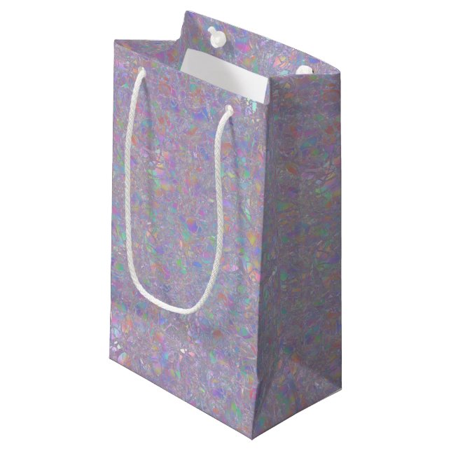 Sac cadeau Iridescente Design (Devant Angle)