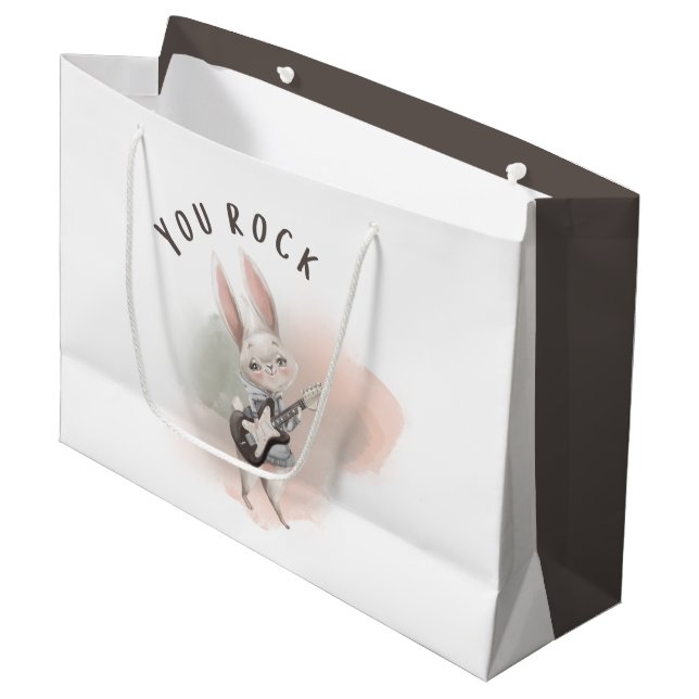 Sac cadeau lapin (Devant Angle)