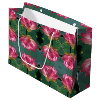 Sac Cadeau Lg Lotus Rose