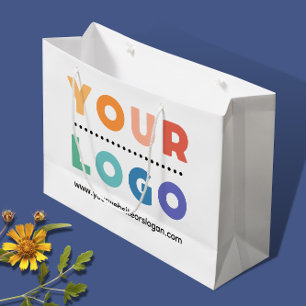 Sac Cadeau Logo d'entreprise personnalisé Grand sac-cadeau en