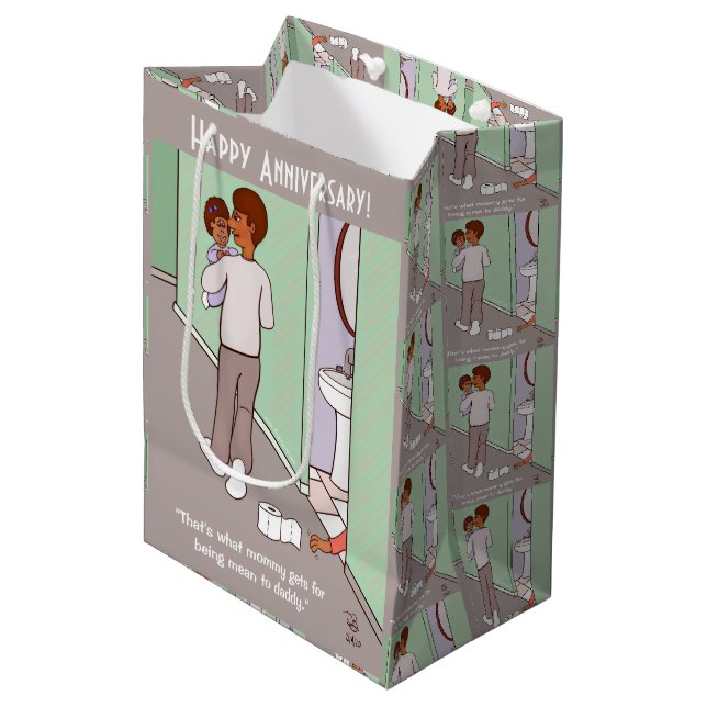 Sac cadeau maman moyen (Devant Angle)