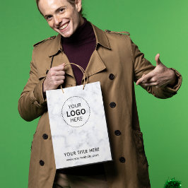 Sac cadeau moderne minimaliste d'affaires