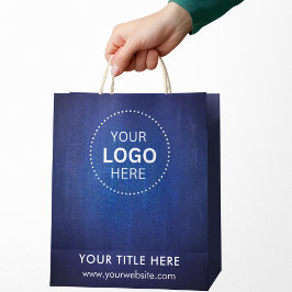 Sac cadeau moderne minimaliste d'affaires