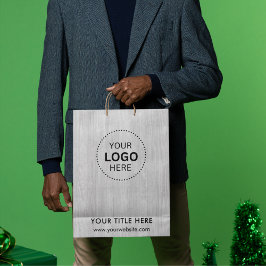 Sac cadeau moderne pour entreprise minimaliste