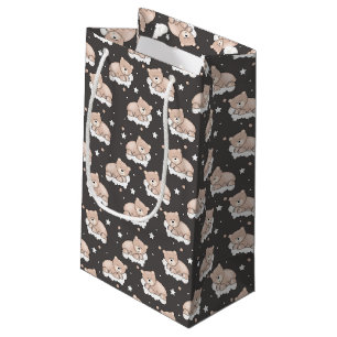 Sac Cadeau motif avec le petit sommeil d'ours