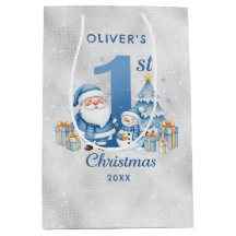 1er Noël du Père Noël bleu