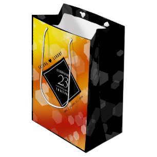 Sac Cadeau Moyen 23e anniversaire de Mariage de Topaz impérial