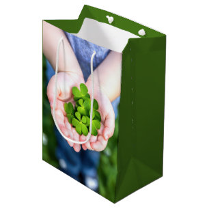 Sac Cadeau Moyen 4 Cloches de feuille pour l'anniversaire
