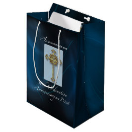 Sac Cadeau Moyen 50e anniversaire de l'ordination du prêtre