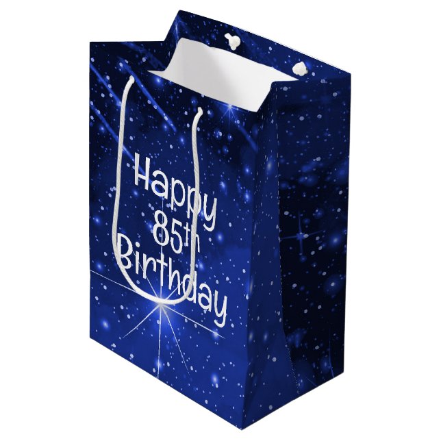 Sac Cadeau Moyen 85e anniversaire Star Galaxy (Devant Angle)