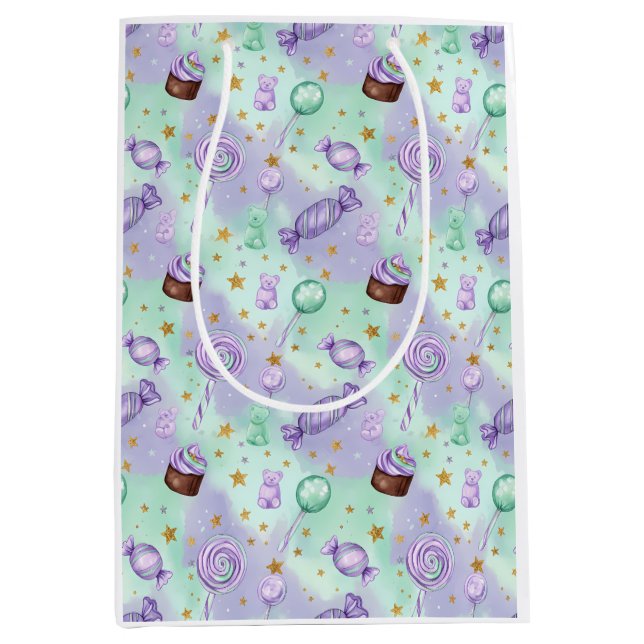 Sac Cadeau Moyen A swirl of sweetness in every sparkle! (Devant)