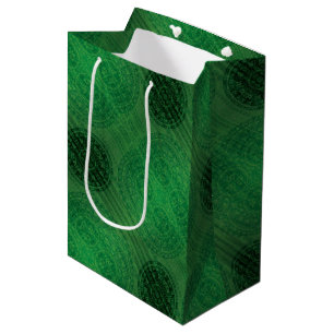 Sac Cadeau Moyen Acceptation   Médaillons de méditation verte