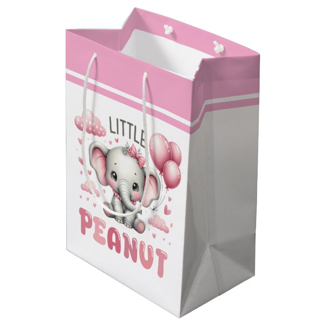 Sac Cadeau Moyen Adorable Girl Little Peanut  (Dos Angle)