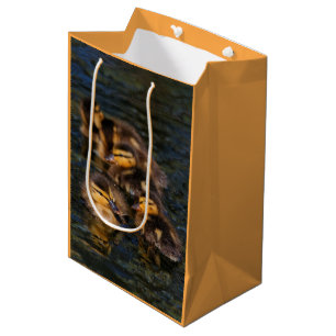 Sac Cadeau Moyen Adorable Quintette de natation Mallard Canettes
