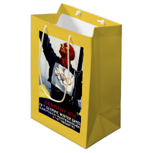 Sac Cadeau Moyen Affiche olympique de publicité de 1936 jeux