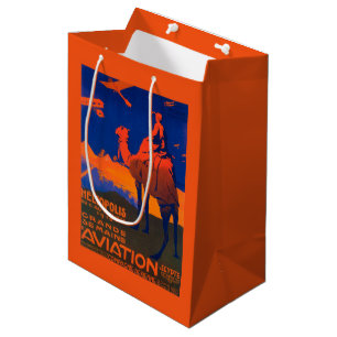 Sac Cadeau Moyen Affiche promotionnelle de ligne aérienne françai