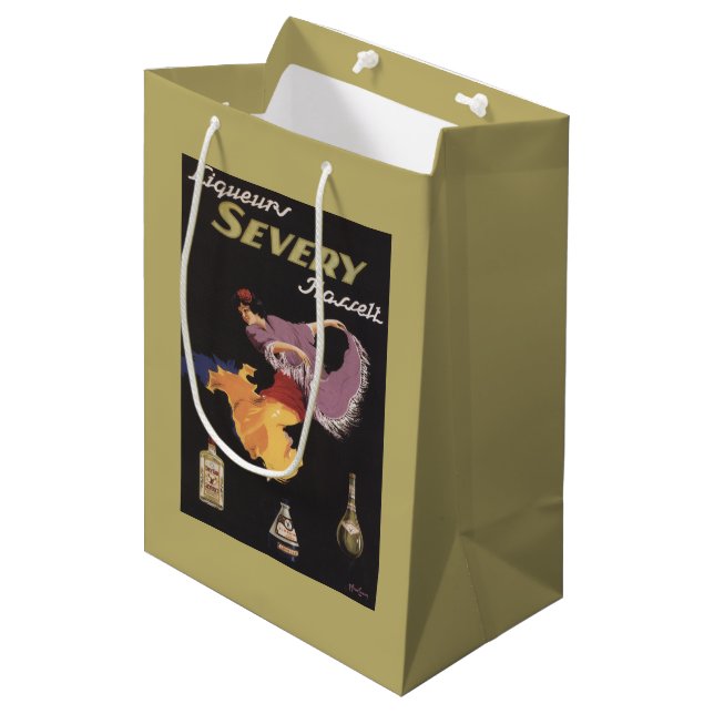 Sac Cadeau Moyen Affiche promotionnelle de Severy Hasselt de (Devant Angle)