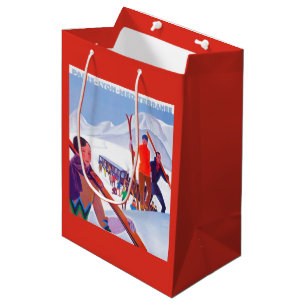 Sac Cadeau Moyen Affiche promotionnelle ferroviaire de PLM