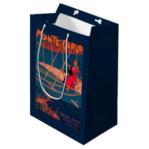 Sac Cadeau Moyen Affiche sportive d'aviation