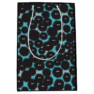 Sac Cadeau Moyen Amusant monstres noirs moelleux