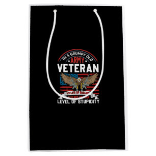 Sac Cadeau Moyen ancien combattant de l'armée
